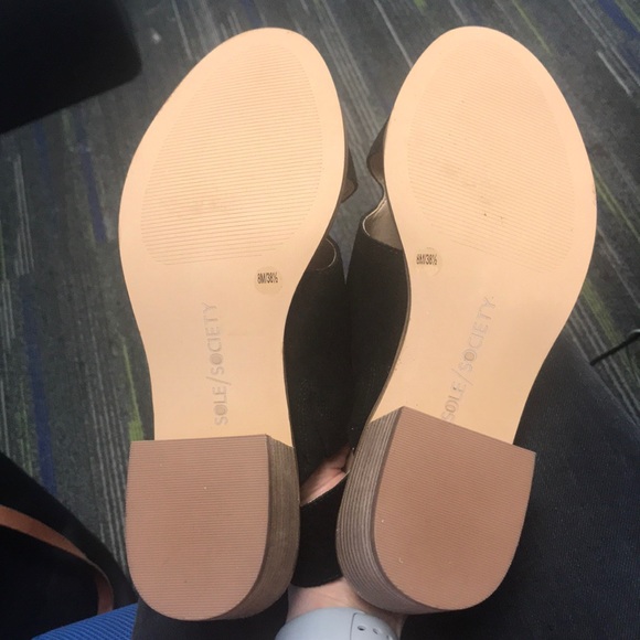 NWT Sole Society Tally block heal sandals - Picture 4 of 4